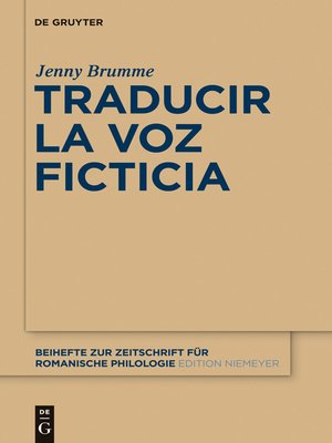 cover image of Traducir la voz ficticia